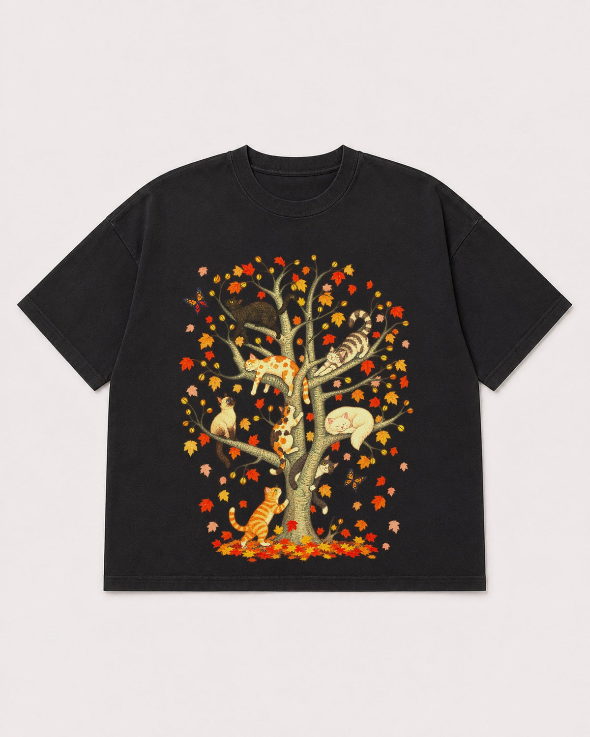 Mockup Boxy Heavyweight Tee Black product
