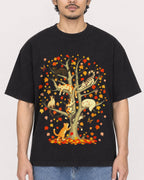 Mockup Boxy Heavyweight Tee Black male close-up 02