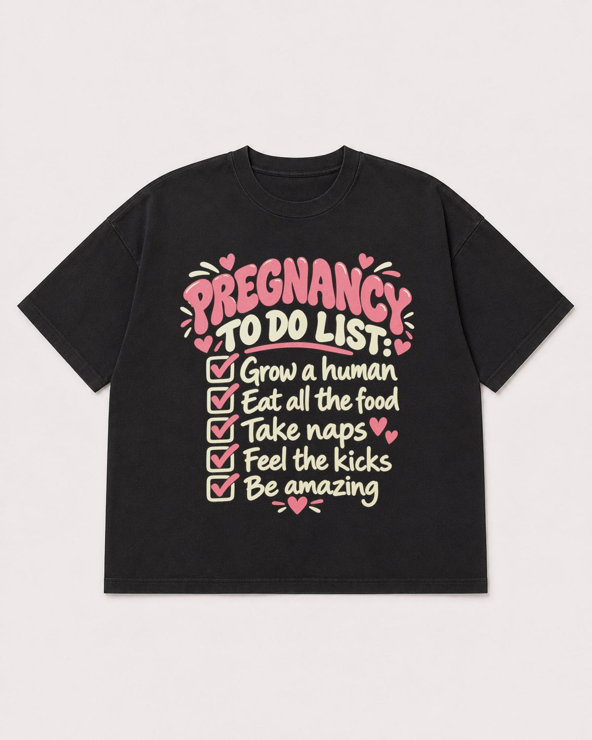 Mockup Boxy Heavyweight Tee Black product
