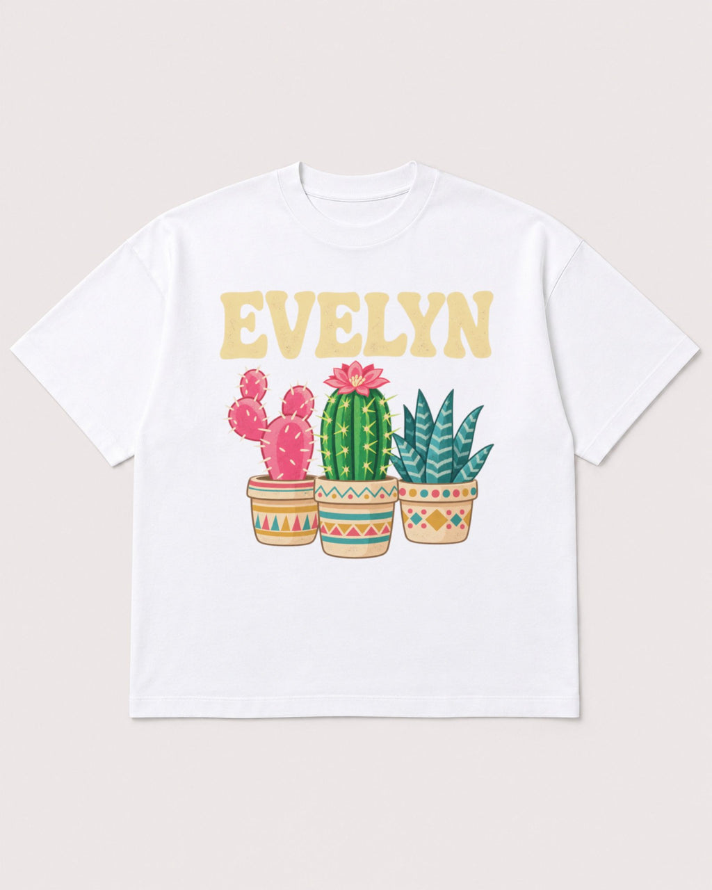 Mockup Boxy Heavyweight Tee White product