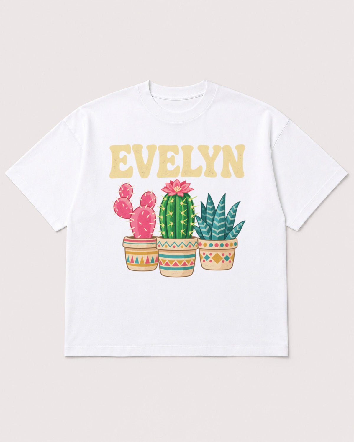 Mockup Boxy Heavyweight Tee White product
