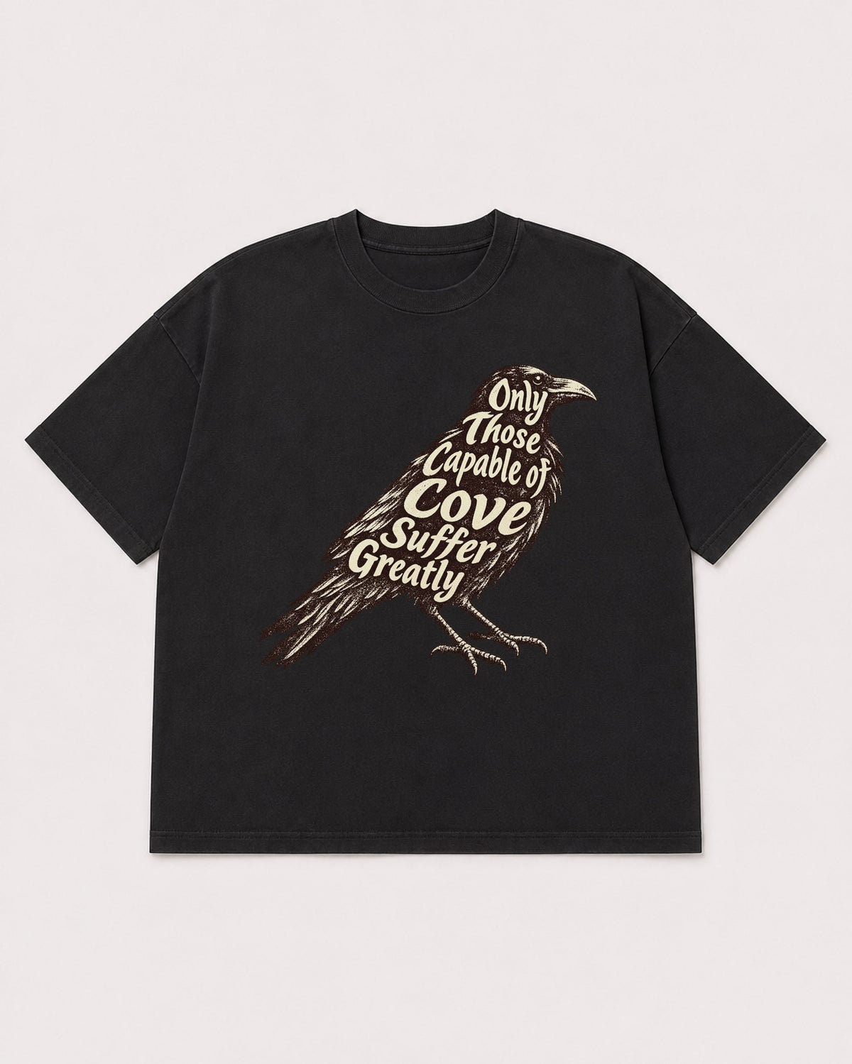 Mockup Boxy Heavyweight Tee Black product
