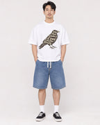 Mockup Boxy Heavyweight Tee White male full-body 13