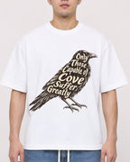 Mockup Boxy Heavyweight Tee White male close-up 13