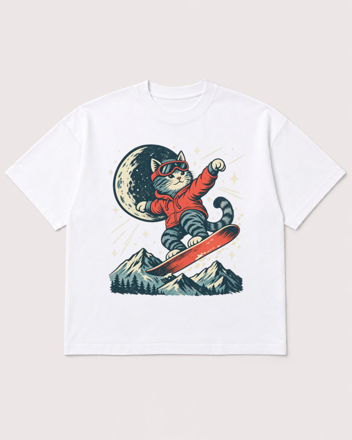 Mockup Boxy Heavyweight Tee White product