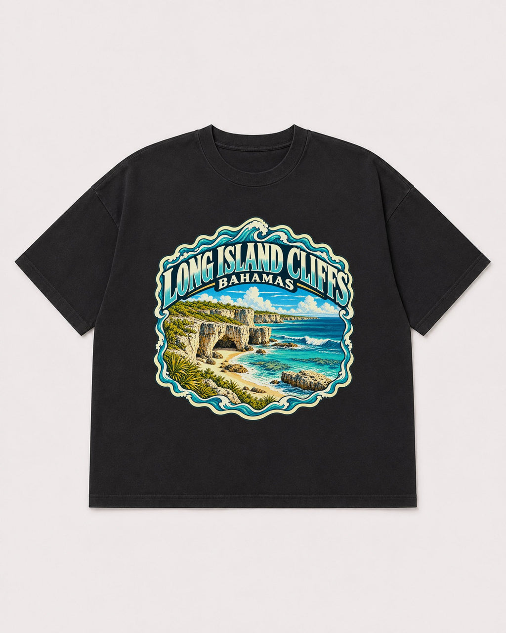 Mockup Boxy Heavyweight Tee Black product