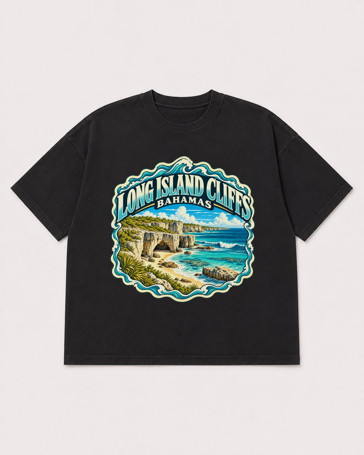 Mockup Boxy Heavyweight Tee Black product