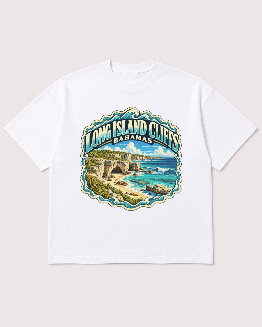 Mockup Boxy Heavyweight Tee White product