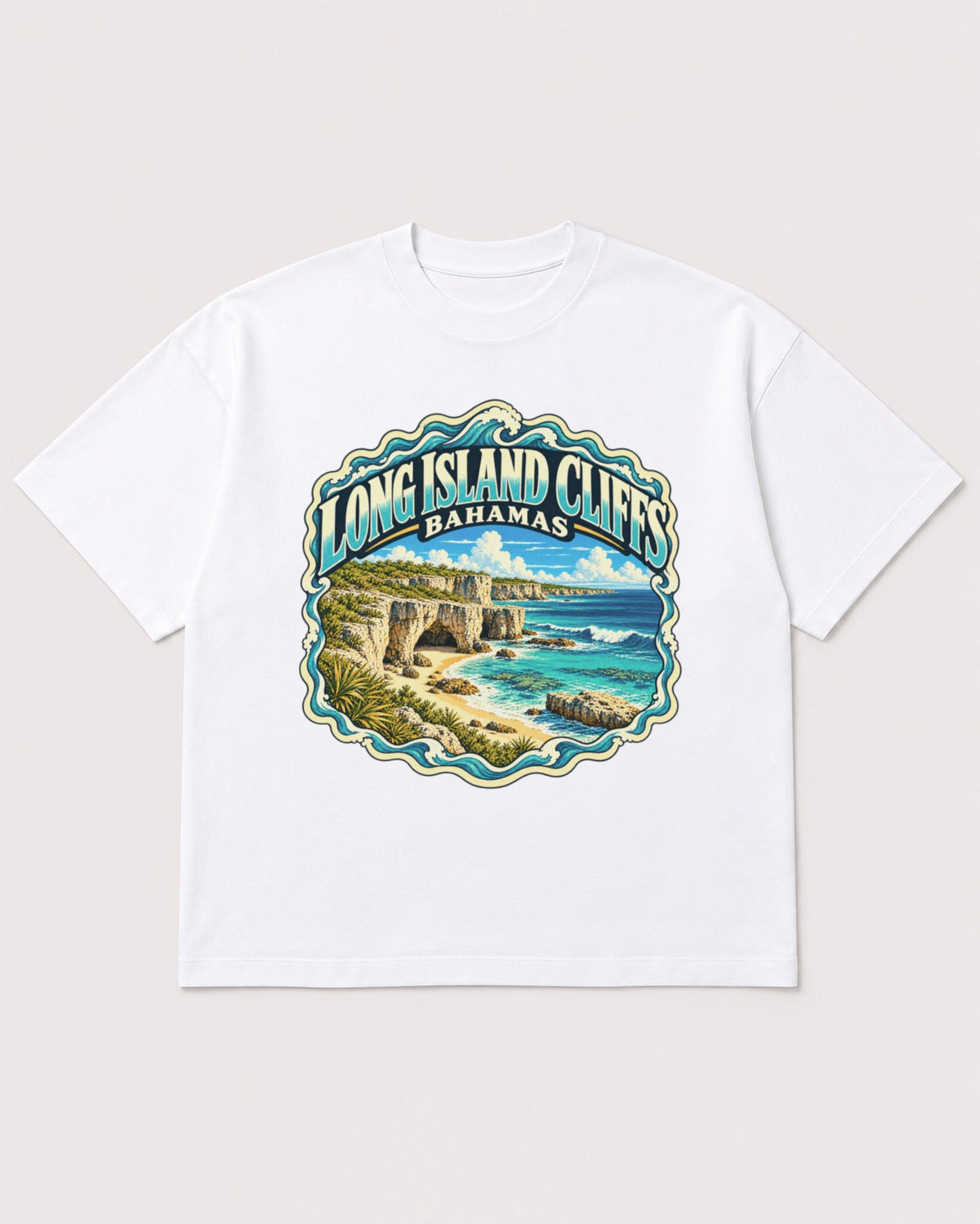 Mockup Boxy Heavyweight Tee White product