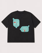 Mockup Boxy Heavyweight Tee Black product