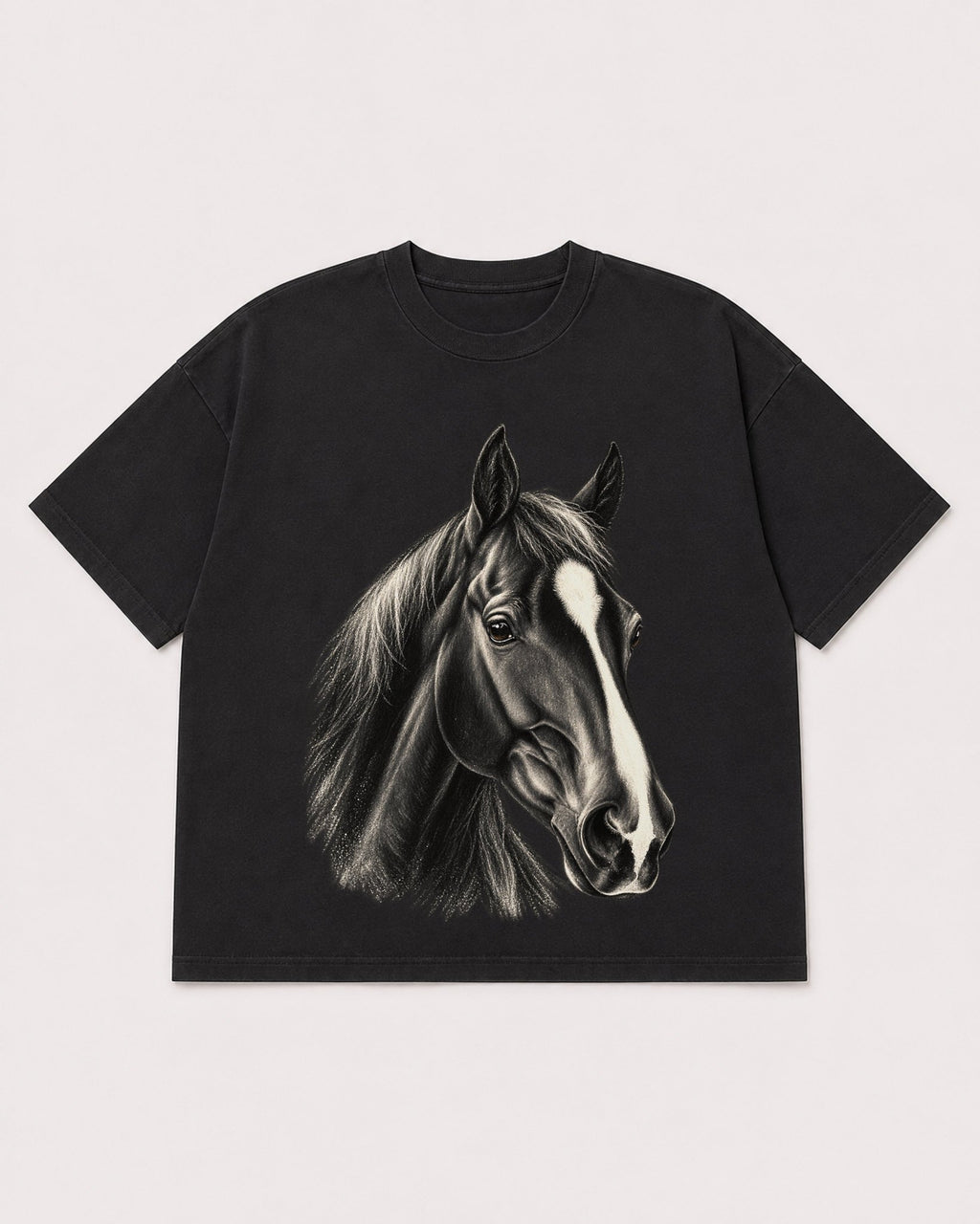 Mockup Boxy Heavyweight Tee Black product
