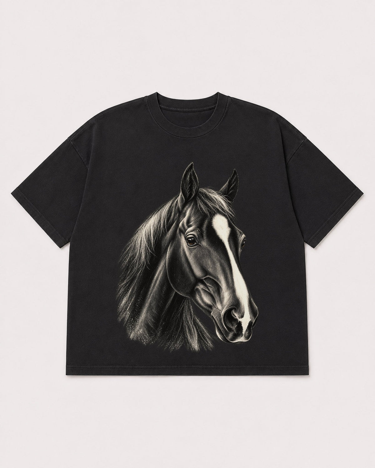 Mockup Boxy Heavyweight Tee Black product