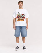 Mockup Boxy Heavyweight Tee White male full-body 08