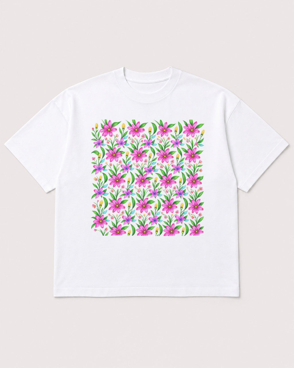 Mockup Boxy Heavyweight Tee White product