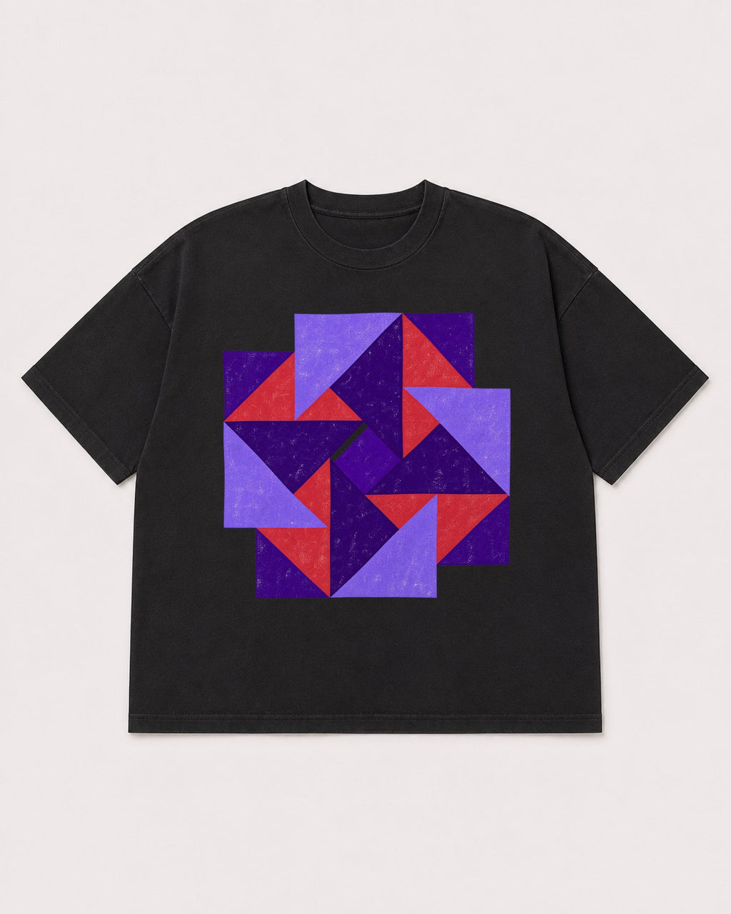 Mockup Boxy Heavyweight Tee Black product