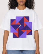 Mockup Boxy Heavyweight Tee White female close-up 05
