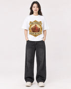 Mockup Boxy Heavyweight Tee White female full-body 03