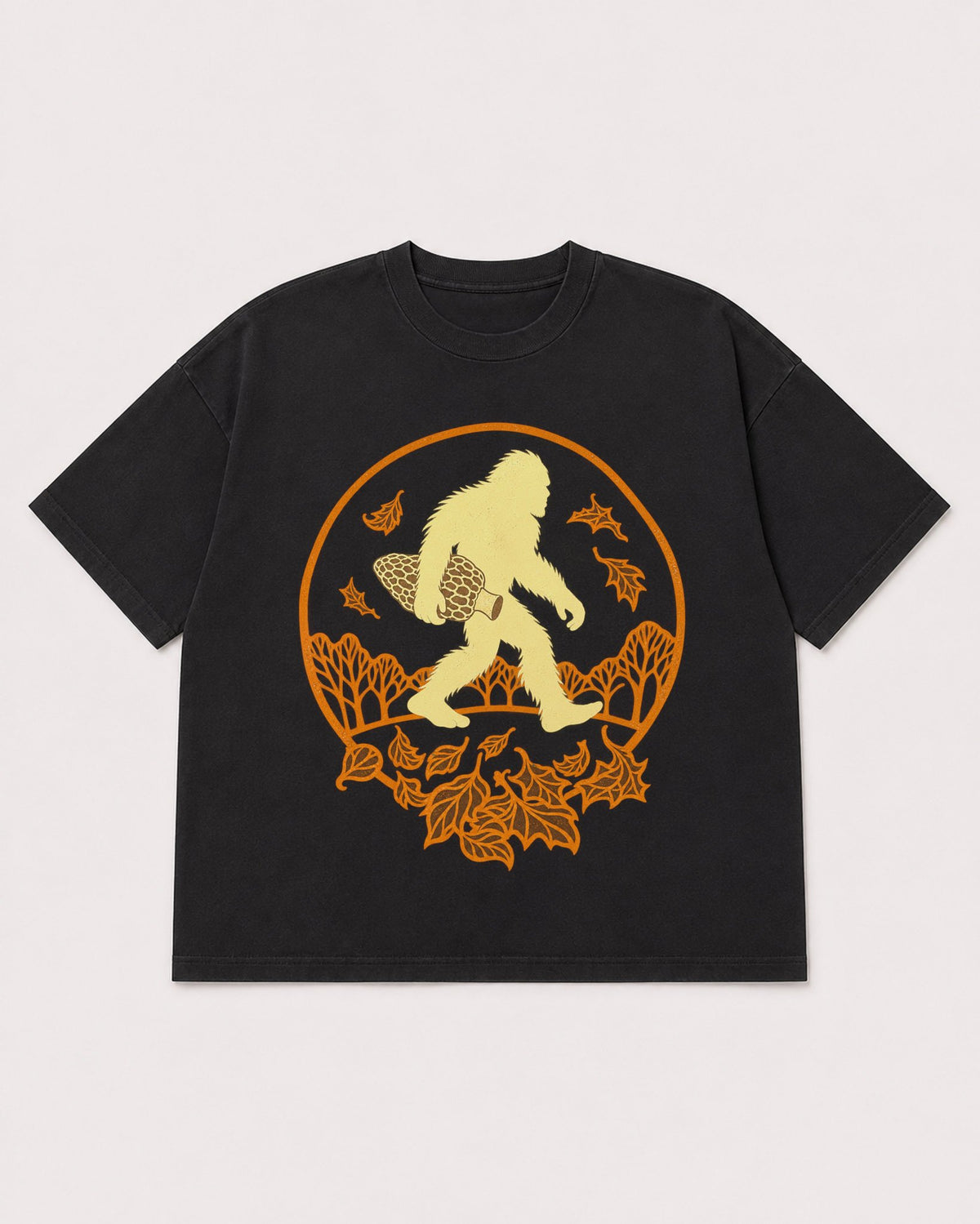 Mockup Boxy Heavyweight Tee Black product
