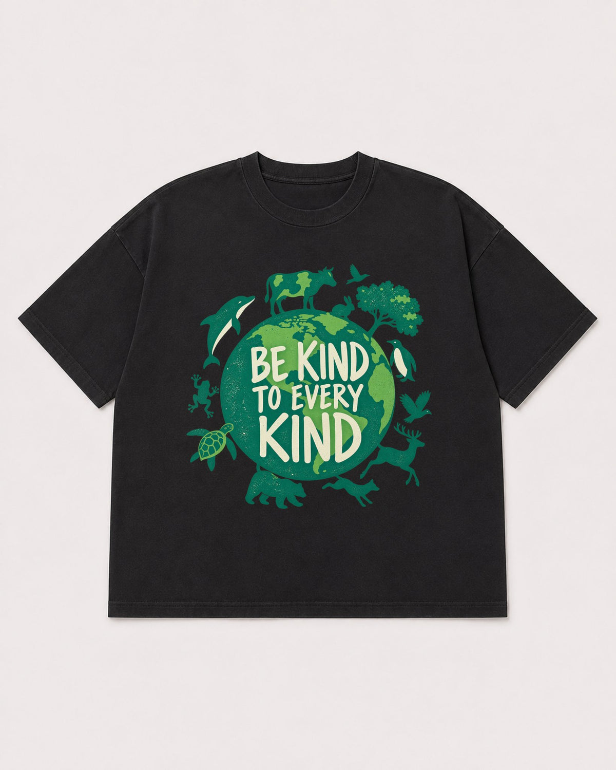 Mockup Boxy Heavyweight Tee Black product