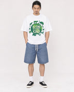 Mockup Boxy Heavyweight Tee White male full-body 43