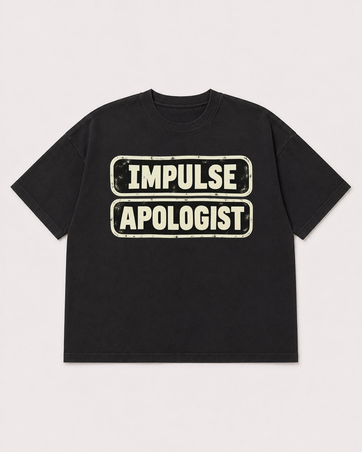 Mockup Boxy Heavyweight Tee Black product