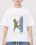 Mockup Boxy Heavyweight Tee White female close-up 41