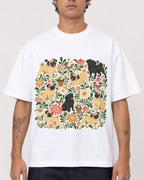 Mockup Boxy Heavyweight Tee White male close-up 06