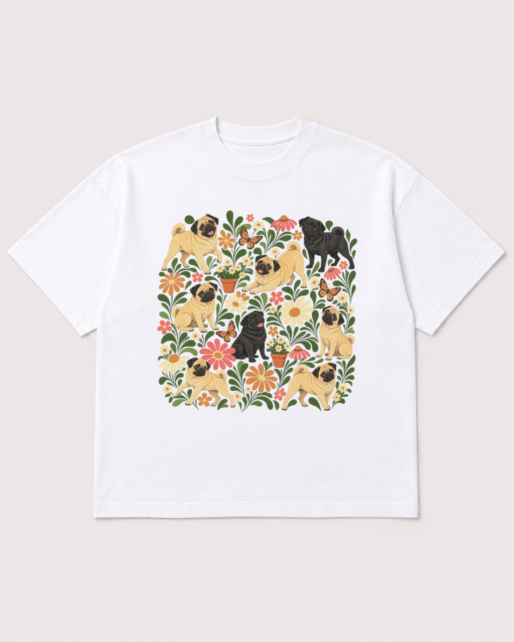Mockup Boxy Heavyweight Tee White product