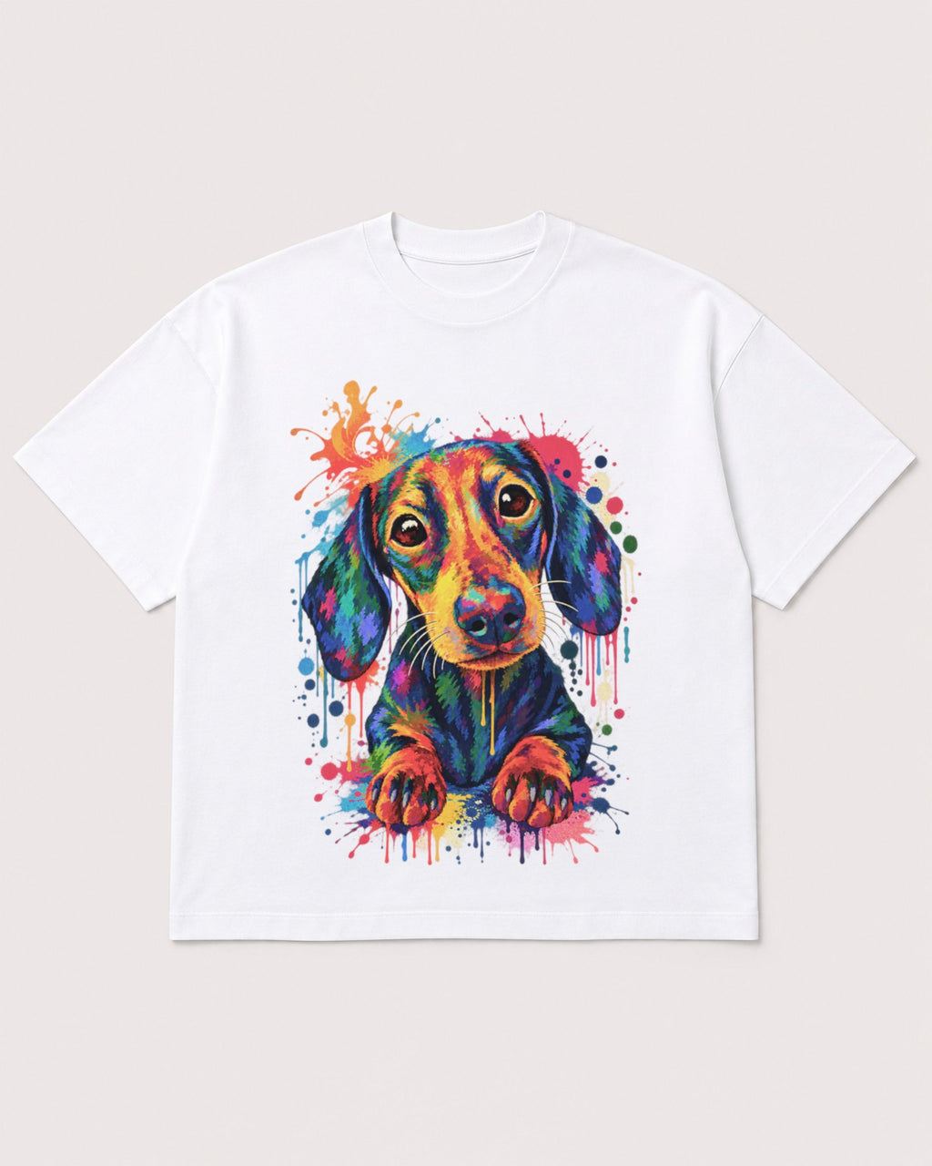 Mockup Boxy Heavyweight Tee White product