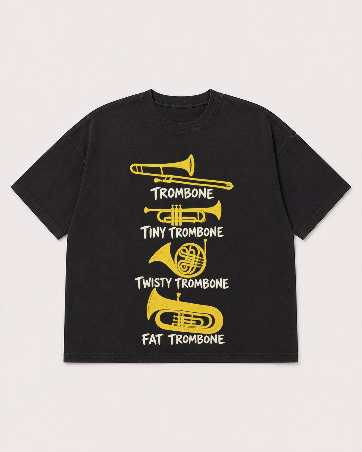 Mockup Boxy Heavyweight Tee Black product