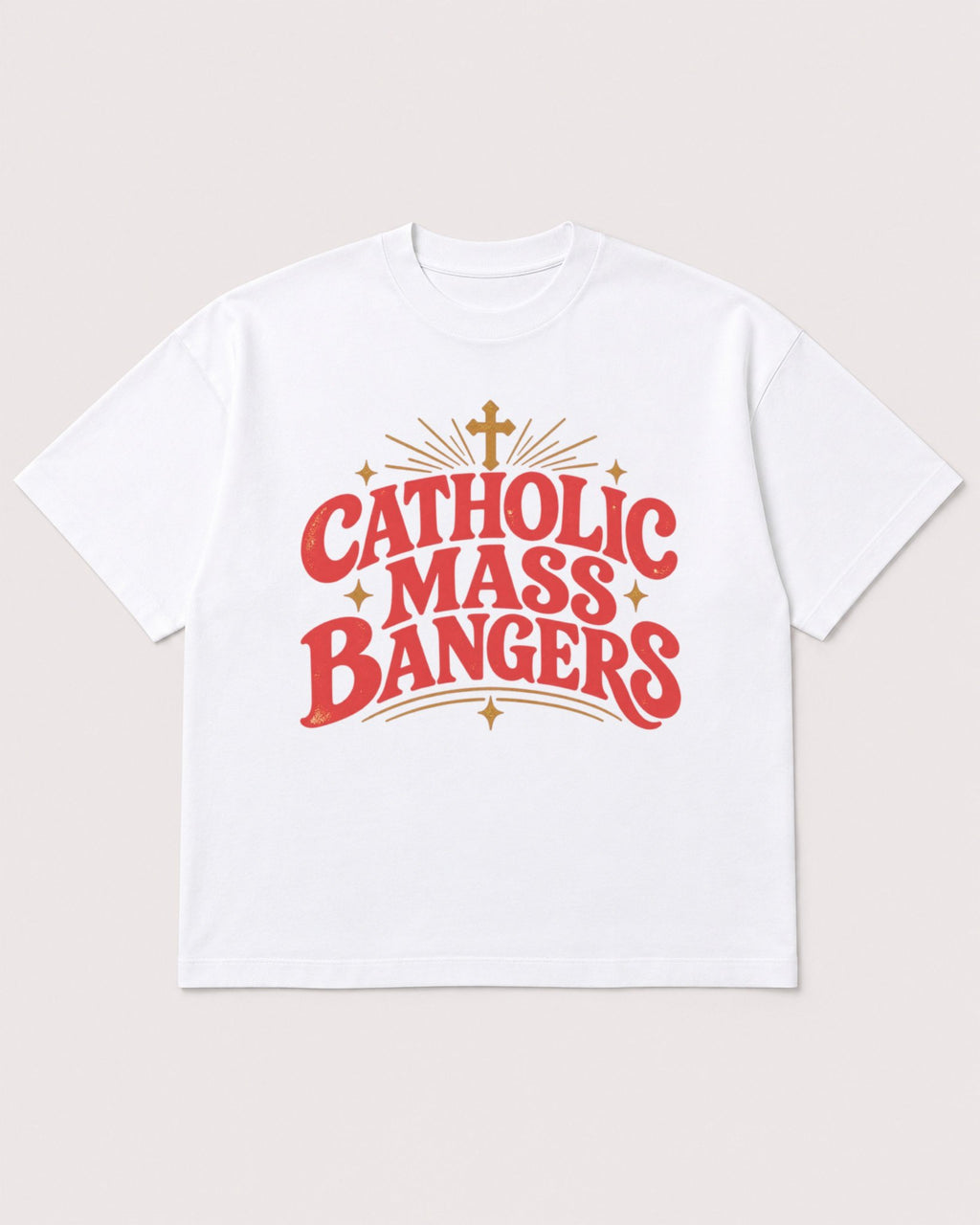 Mockup Boxy Heavyweight Tee White product