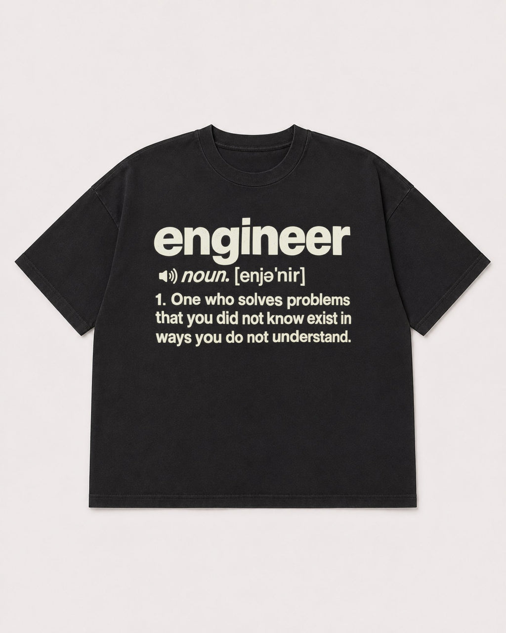 Mockup Boxy Heavyweight Tee Black product