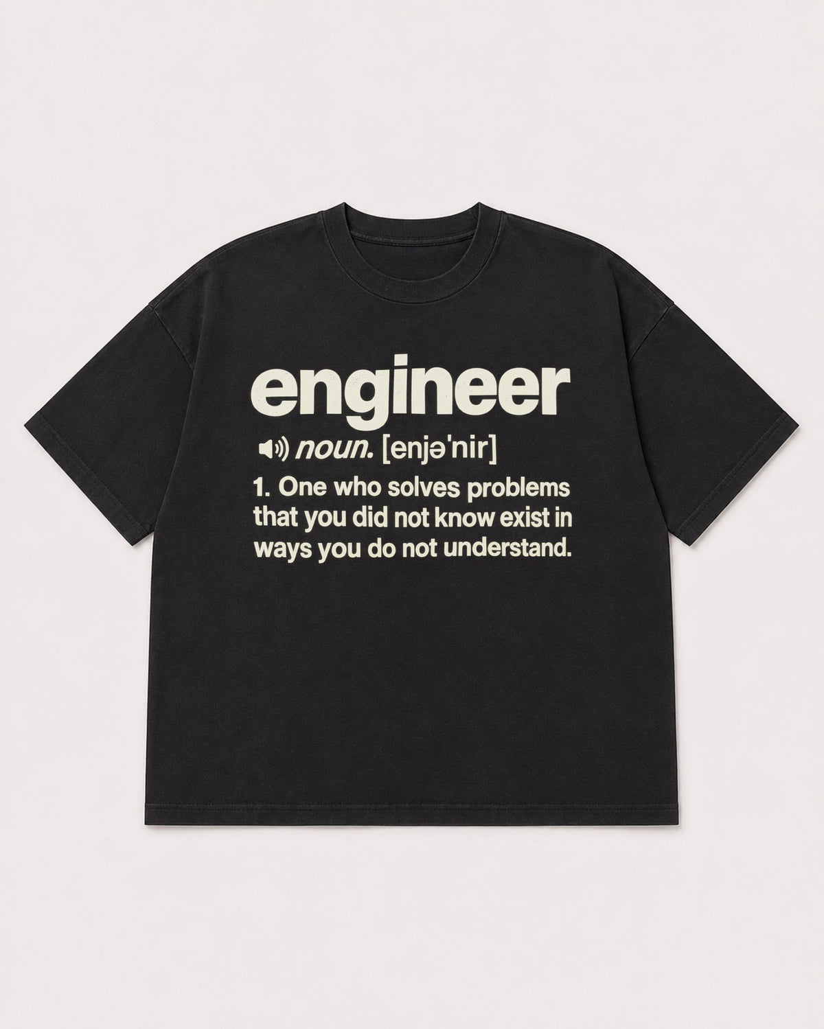 Mockup Boxy Heavyweight Tee Black product