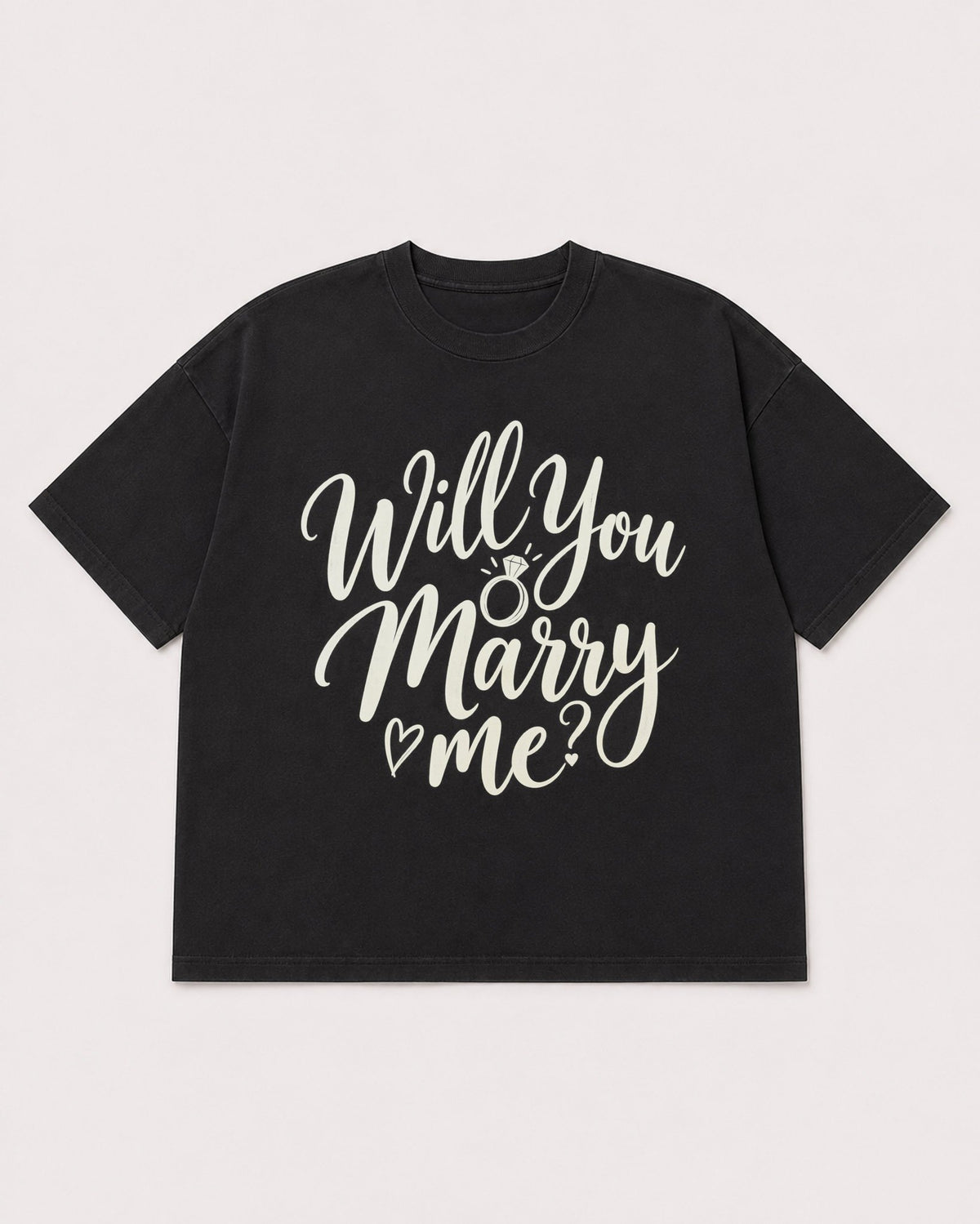 Mockup Boxy Heavyweight Tee Black product