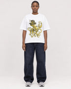 Mockup Boxy Heavyweight Tee White female full-body 34