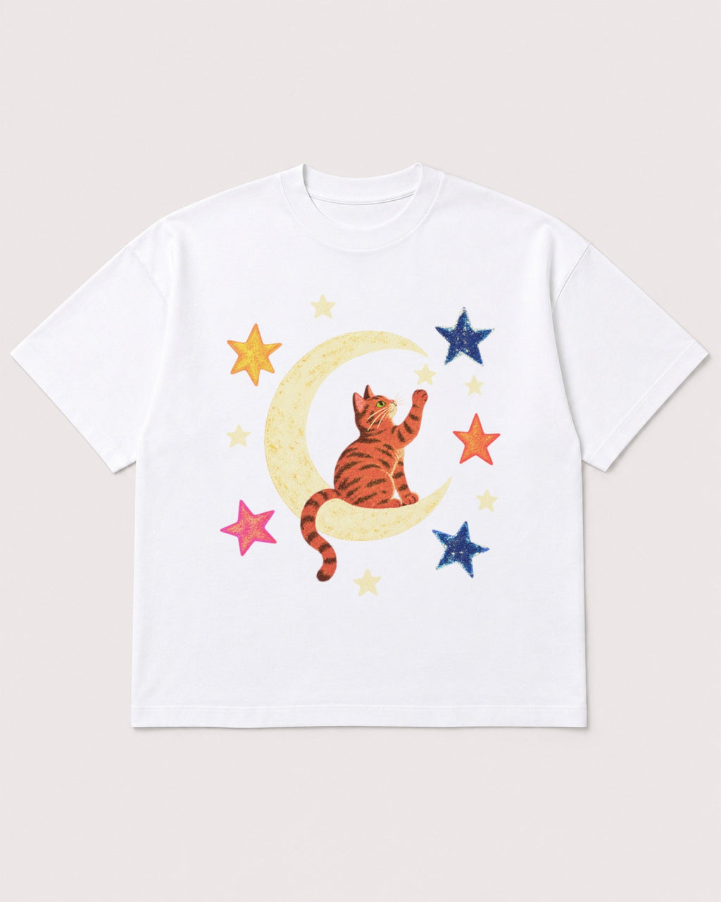 Mockup Boxy Heavyweight Tee White product