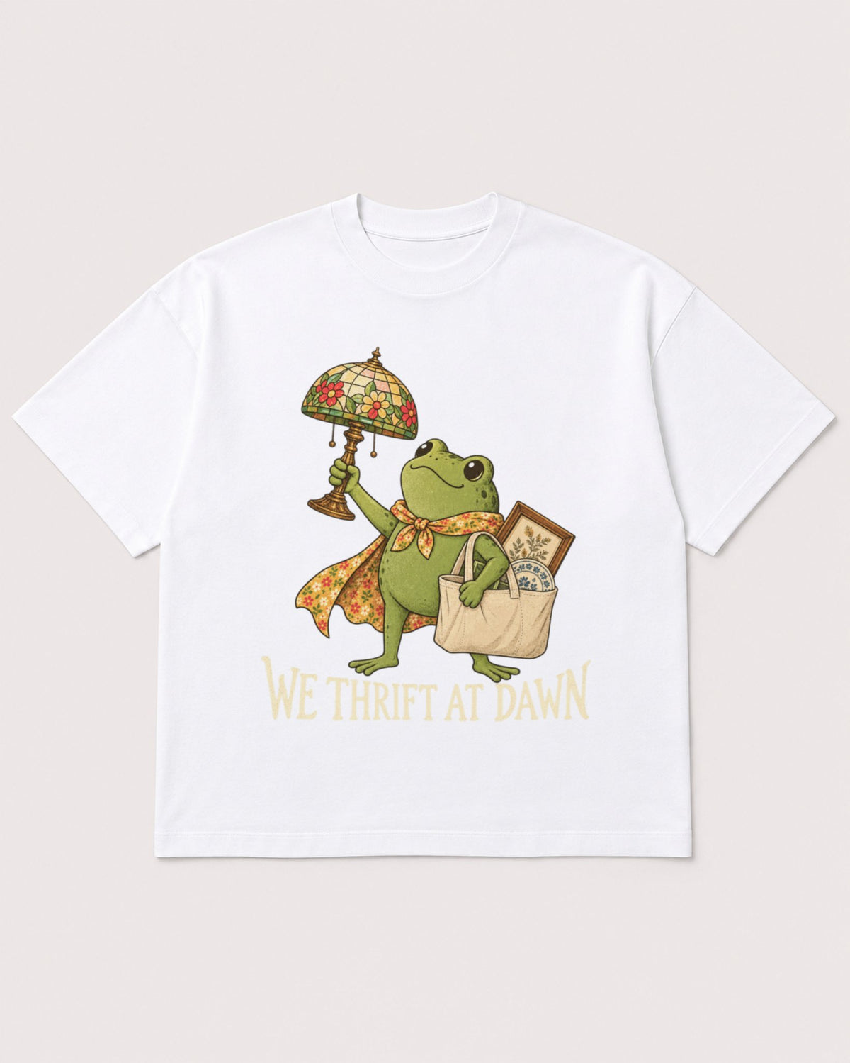 Mockup Boxy Heavyweight Tee White product