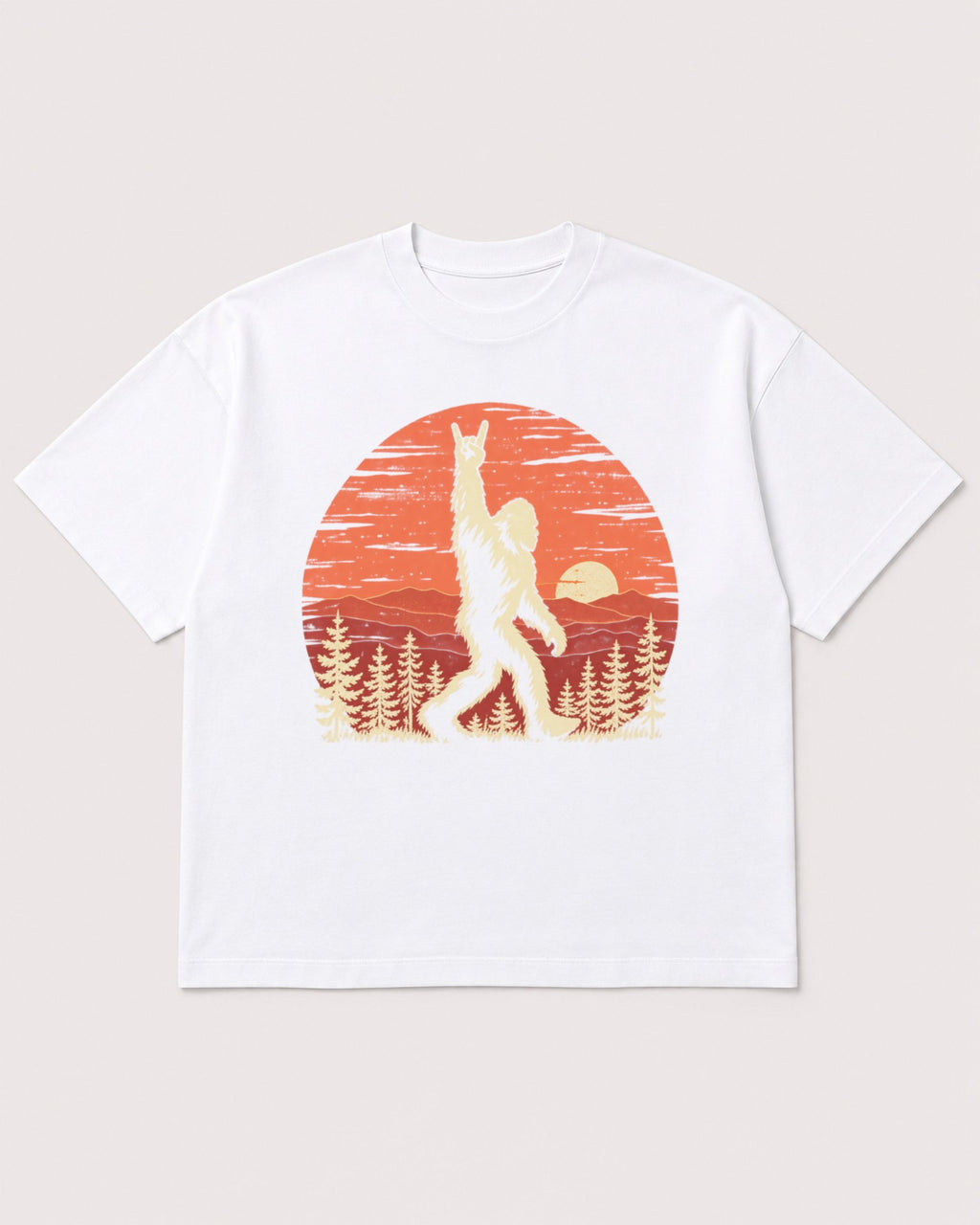 Mockup Boxy Heavyweight Tee White product
