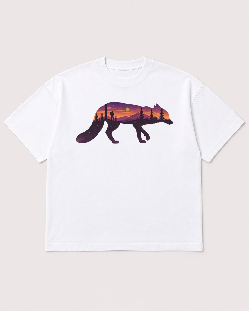 Mockup Boxy Heavyweight Tee White product