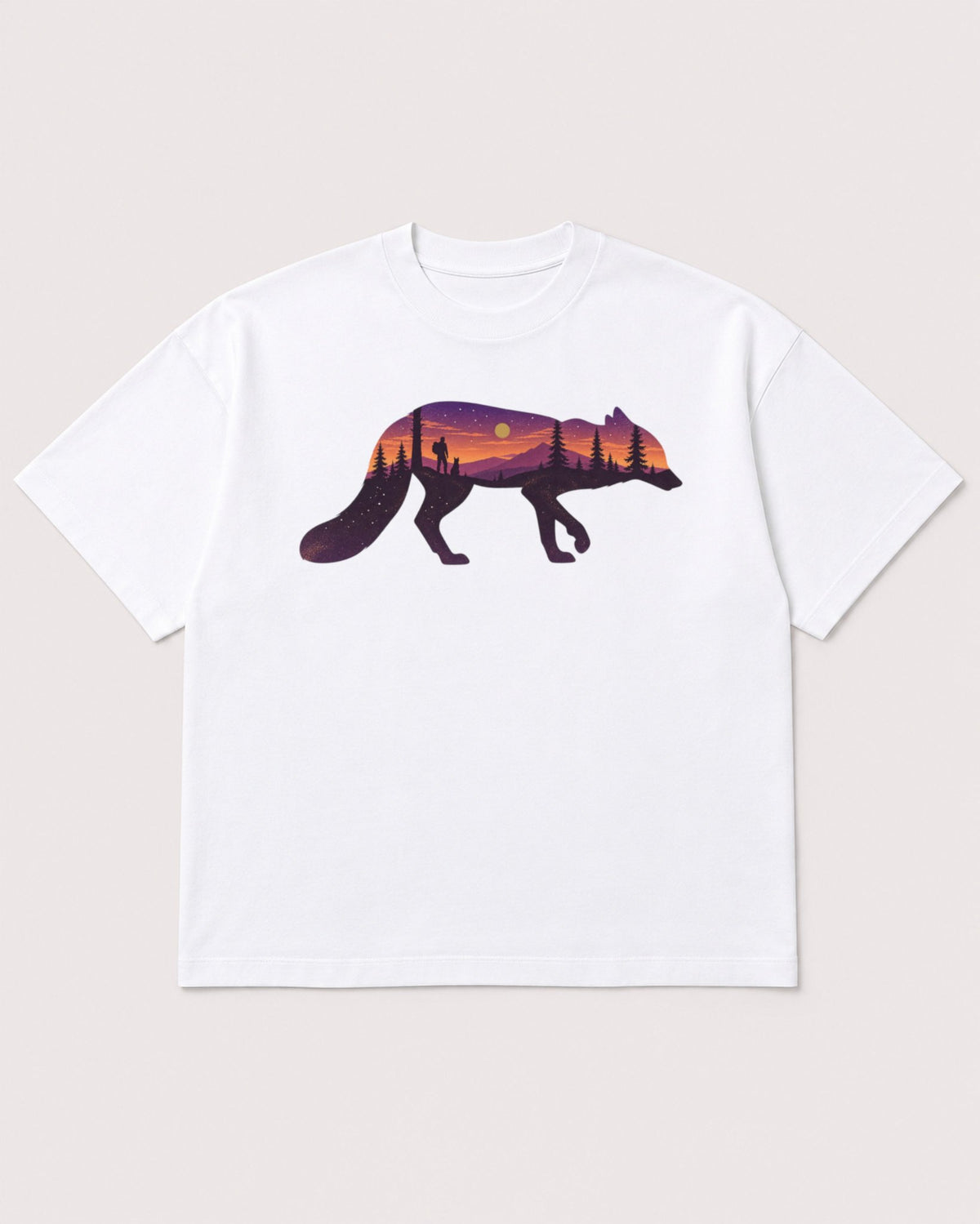 Mockup Boxy Heavyweight Tee White product