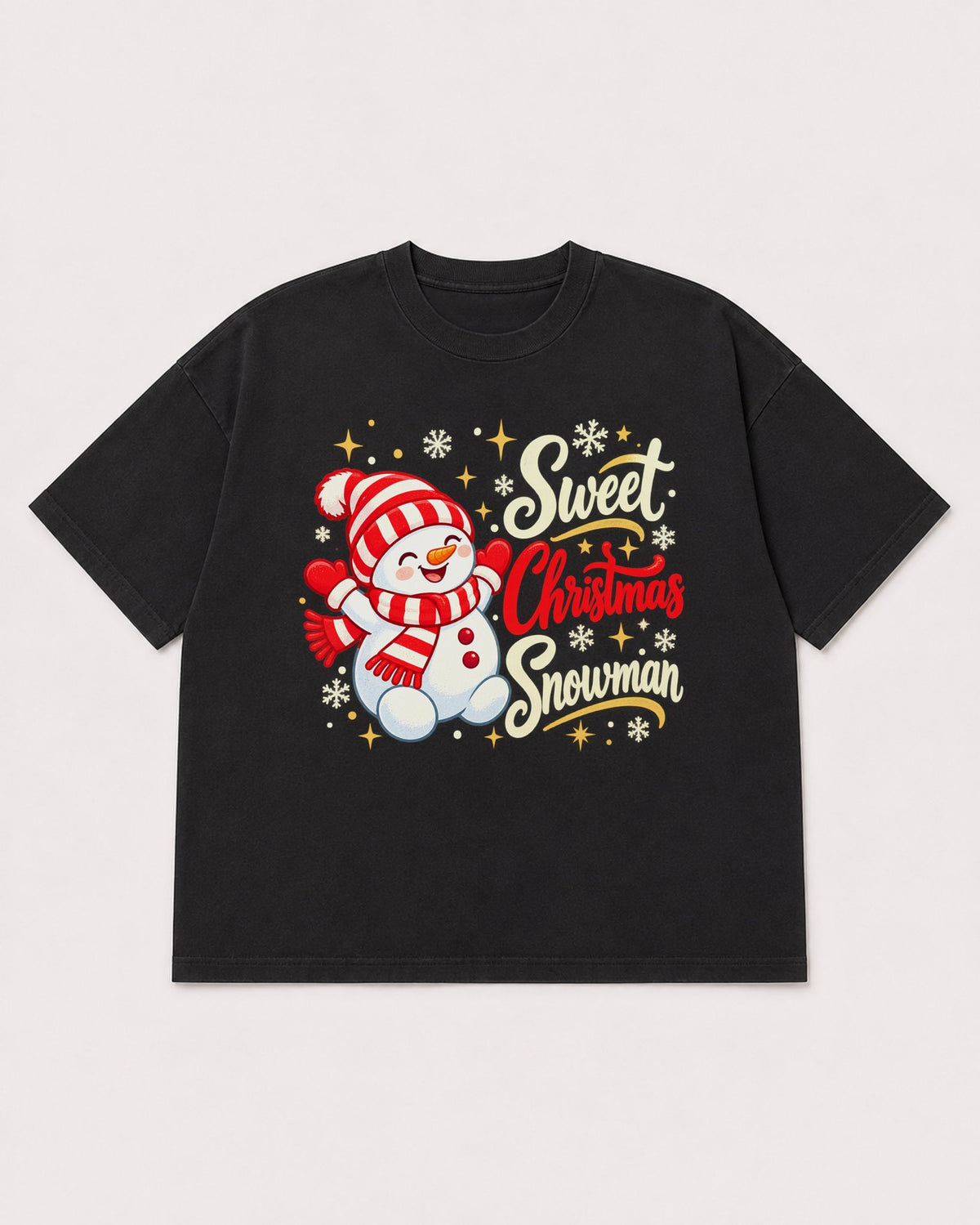Mockup Boxy Heavyweight Tee Black product