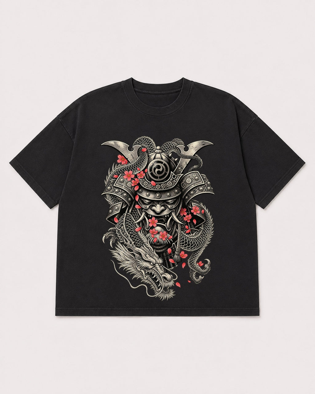 Mockup Boxy Heavyweight Tee Black product