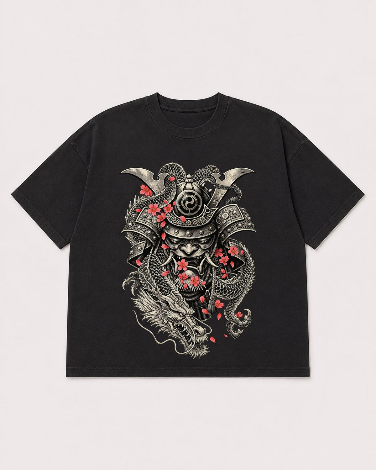 Mockup Boxy Heavyweight Tee Black product