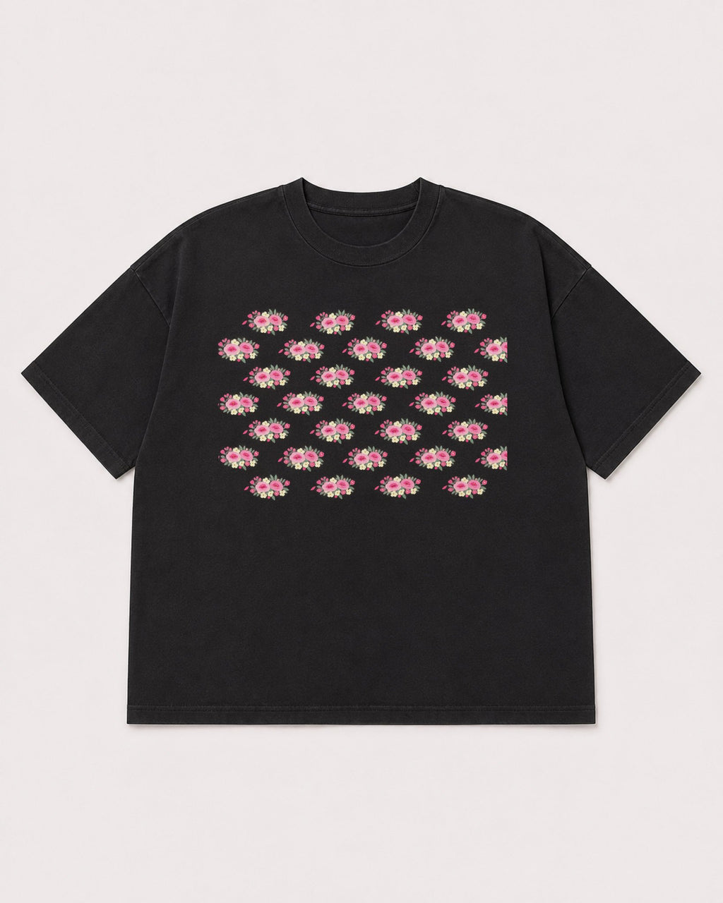 Mockup Boxy Heavyweight Tee Black product