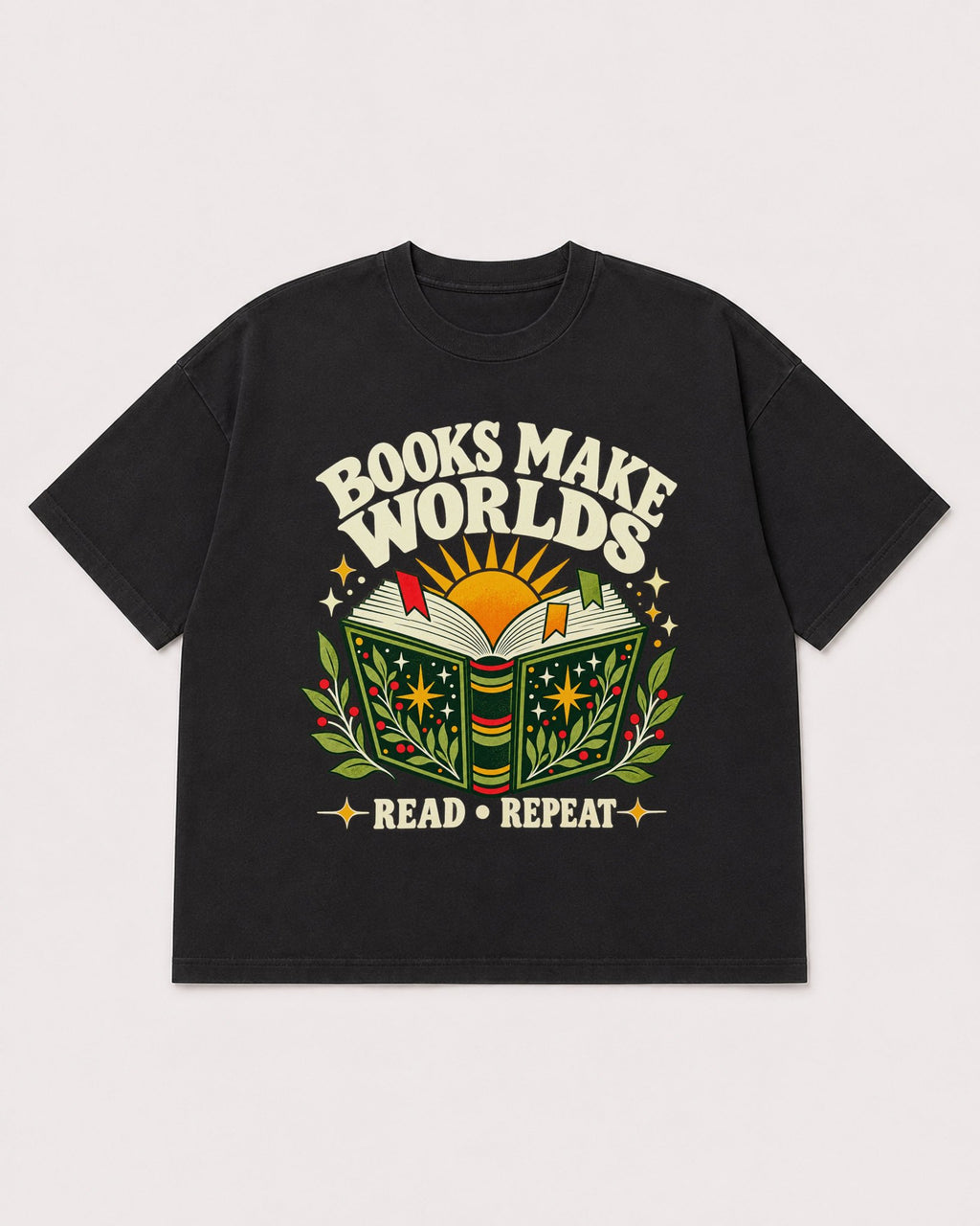 Mockup Boxy Heavyweight Tee Black product