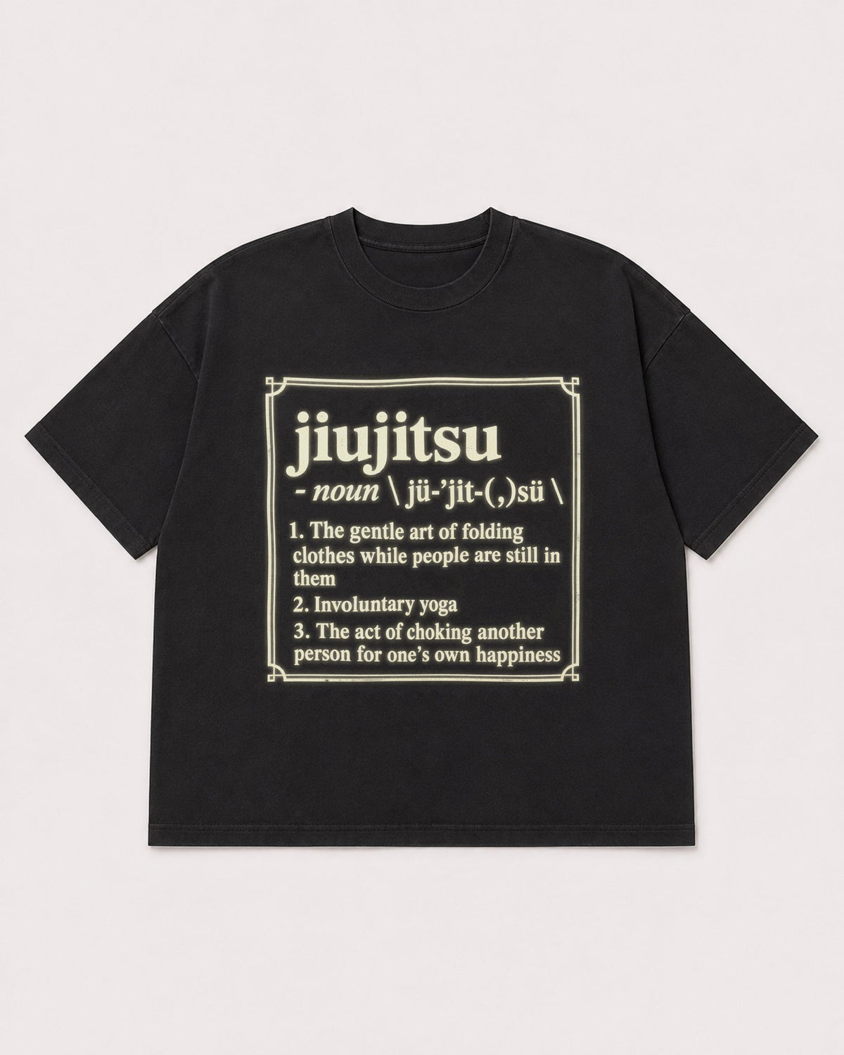 Mockup Boxy Heavyweight Tee Black product