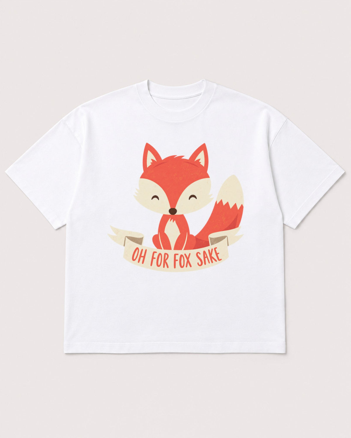 Mockup Boxy Heavyweight Tee White product