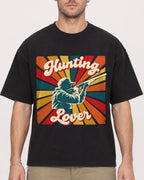 Mockup Boxy Heavyweight Tee Black male close-up 08