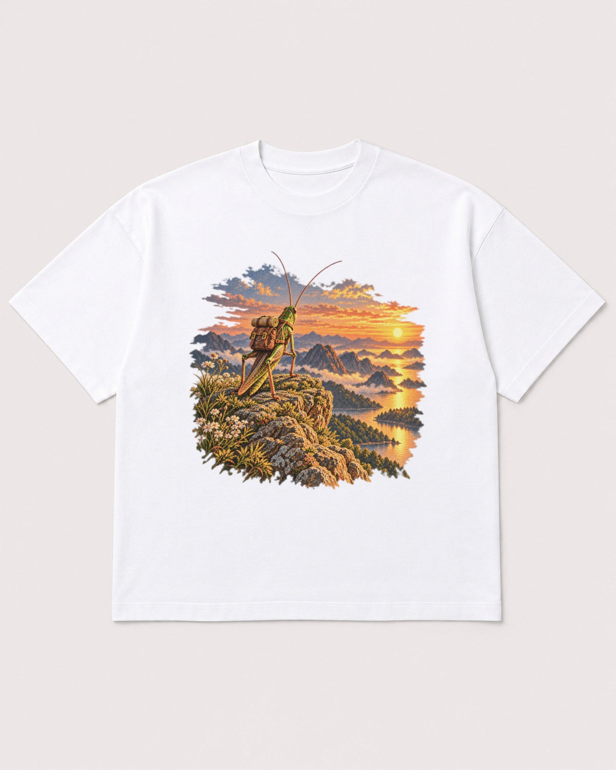 Mockup Boxy Heavyweight Tee White product