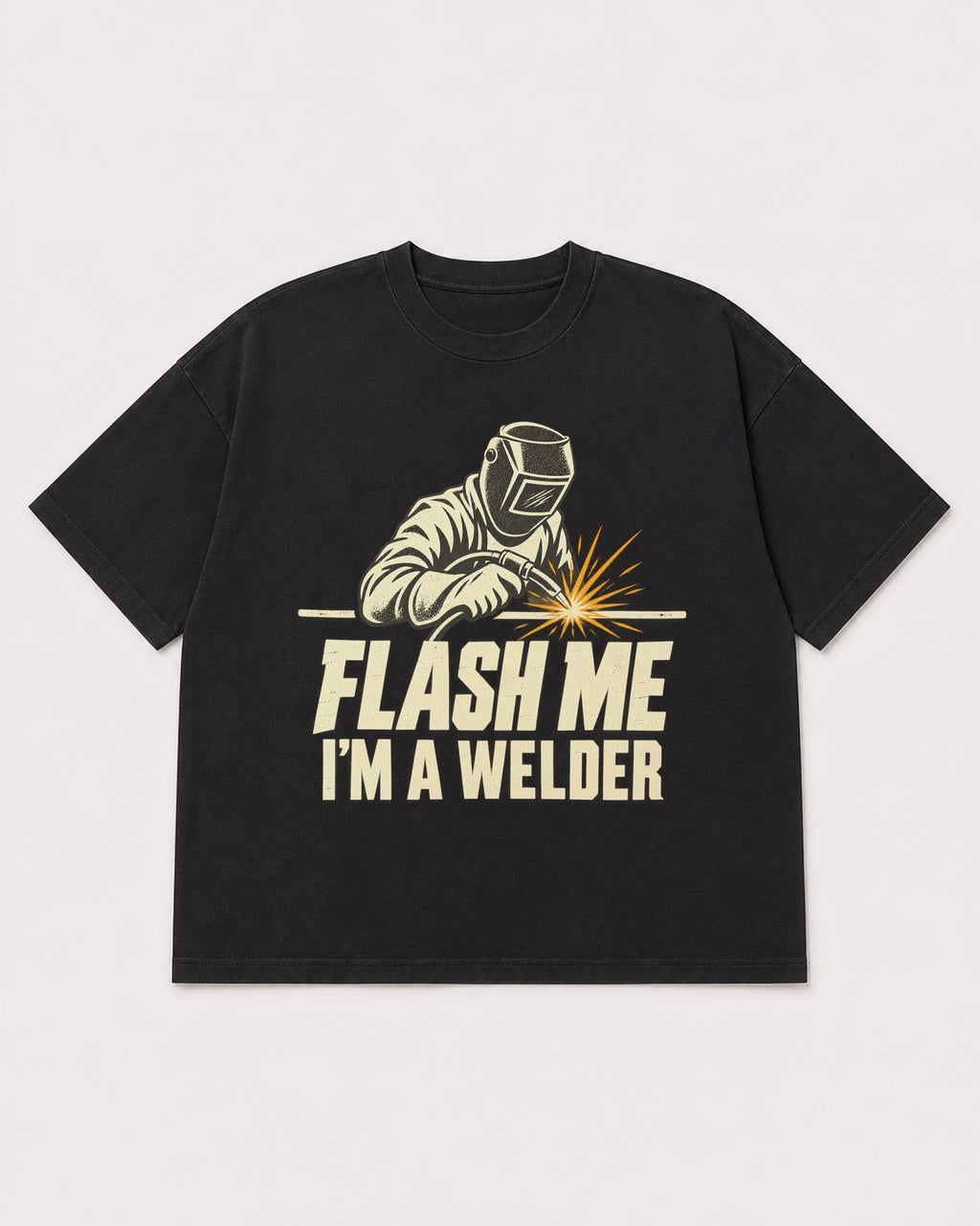 Mockup Boxy Heavyweight Tee Black product